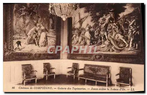 Ansichtskarte AK Chateau de Compiegne Galerie des Tapisseries Jason enleve la Toison d'Or