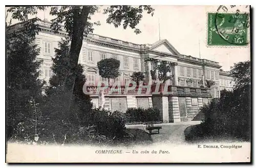 Ansichtskarte AK Compiegne un coin du Parc