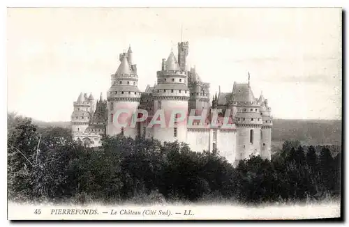 Ansichtskarte AK Pierrefonds le Chateau cote sud