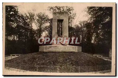 Ansichtskarte AK Foret de Compiegne Clairiere de l'Armistice monument du Matin par Ed Brandt