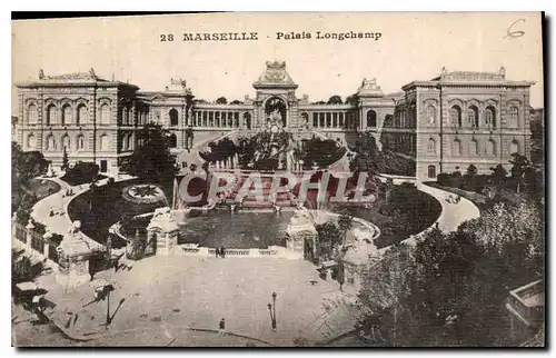 Cartes postales Marseille Palais Longchamp