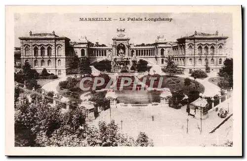 Cartes postales Marseille le Palais Longchamp