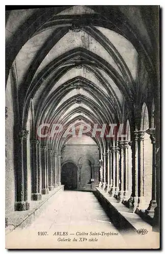 Cartes postales Arles Cloitre Saint Trophime Galerie du XV siecle