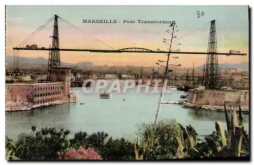 Cartes postales Marseille Pont Transbordeur