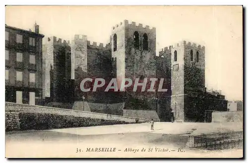 Ansichtskarte AK Marseille Abbaye de St Victor