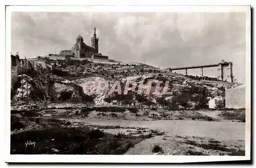 Cartes postales Marseille Notre Dame de la Garde et l'ascenseur