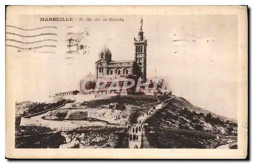 Cartes postales Marseille N D de la Garde