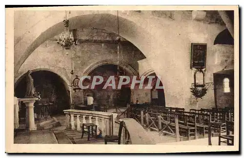 Ansichtskarte AK Les Baux Interieur de l'Eglise St Vincent Contenant des Vestiges des X XII XIV XV et XVI siecle