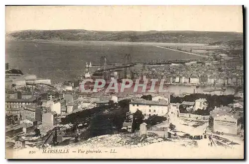 Cartes postales Marseille vue generale