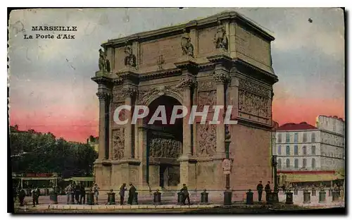 Cartes postales Marseille la Porte d'Aix