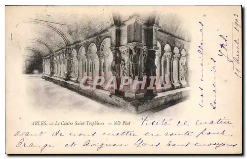 Cartes postales Arles le Cloitre Saint Tropbisme