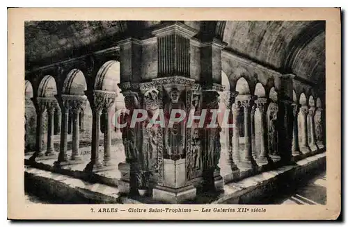 Ansichtskarte AK Arles Cloitre Saint Trophime les Galeries XII siecle