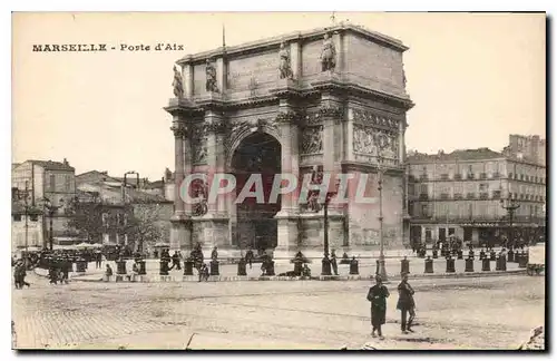 Cartes postales Marseille Porte d'Aix