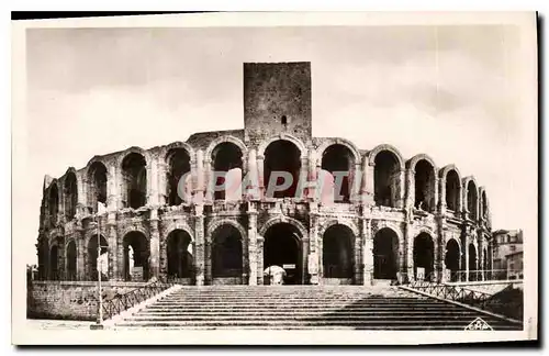 Ansichtskarte AK Arles Amphitheatre Romain vue exterieure