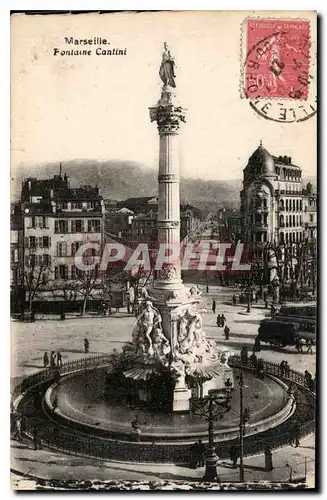 Cartes postales Marseille Fontaine Cantini