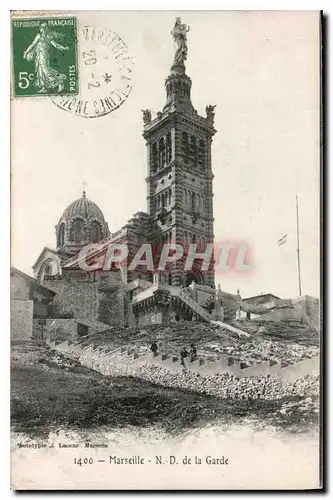 Cartes postales Marseille N D de la Garde