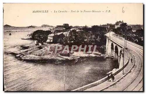 Ansichtskarte AK Marseille La Corniche Pont de la Fausse Mounaie