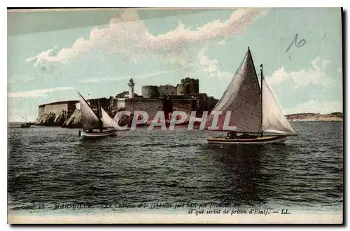 Cartes postales Marseille le Chateau d'If Bateau