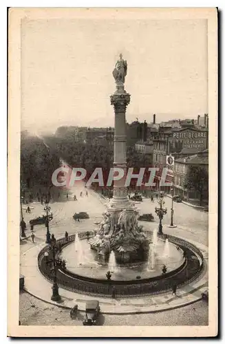 Ansichtskarte AK Marseille Place Castellane Fontaine Cantini et l'avenue du Prado Petit Beurre Lefevre Utile