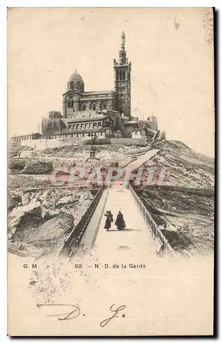 Cartes postales Marseille N D de la Garde