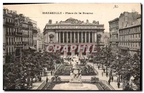 Cartes postales Marseille Place de la Bourse