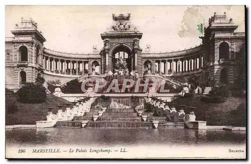 Cartes postales Marseille le Palais Longchamp