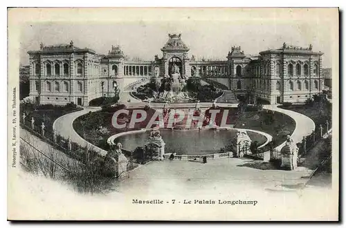 Cartes postales Marseille le Palais Longchamp