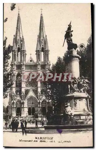 Cartes postales Marseille Monument des Mobiles