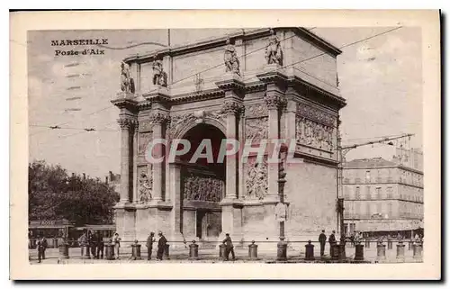 Cartes postales Marseille Porte d'Aix