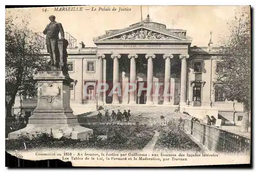 Cartes postales Marseille le Palais de Justice