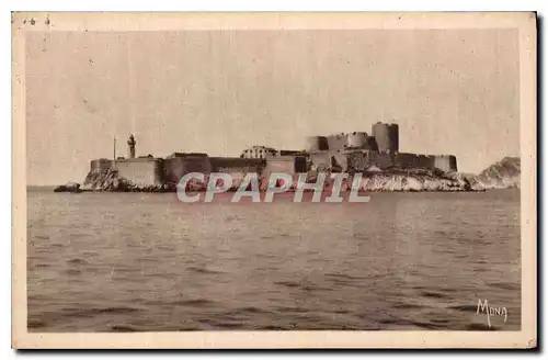 Cartes postales Les Petits Tableaux de provence Marseille l'Ile et le Chateau d'If