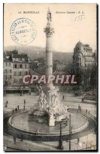 Cartes postales Marseille Fontaine Cantini