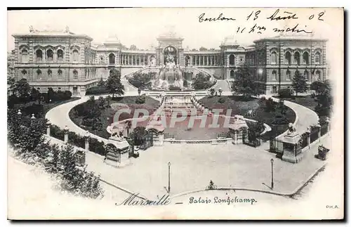 Cartes postales Marseille Palais Longchamp