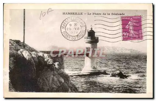 Cartes postales Marseille le Phare de la Desirade