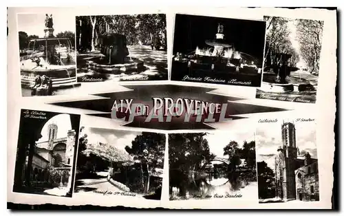 Cartes postales La cite du Roy Rene Aix en Provence Souvenir