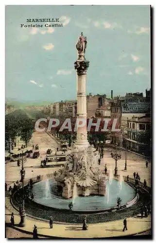 Cartes postales Marseille Fontaine Cantini