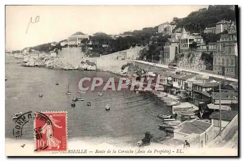 Cartes postales Marseille Route de la Corniche Anse du Prophete