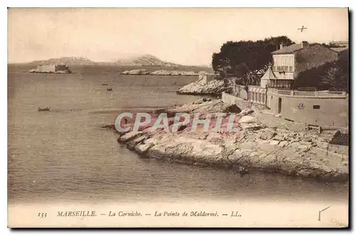 Cartes postales Marseille la corniche la Pointe de Maldorme