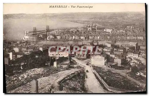 Ansichtskarte AK Marseille vue panoramique