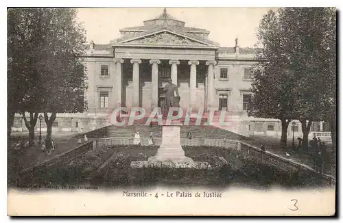 Ansichtskarte AK Marseille le Palais de Justice