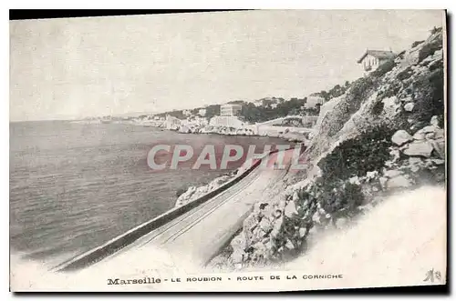 Ansichtskarte AK Marseille le Roubion Route de la Corniche