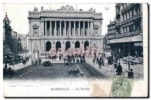 Cartes postales Marseille la Bourse