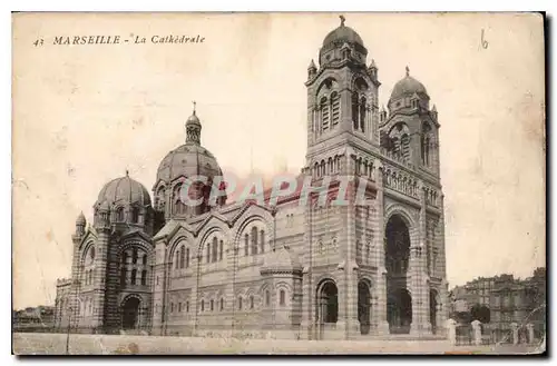 Cartes postales Marseille la Cathedrale