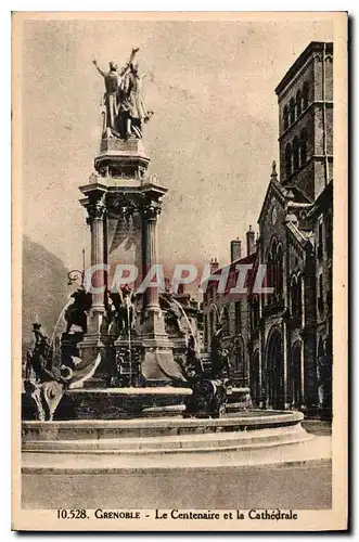 Cartes postales Grenoble le Centenaire et la Cathedrale