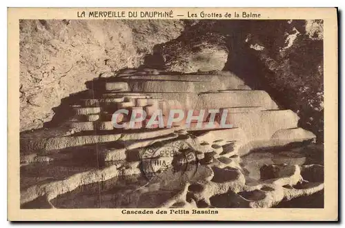 Ansichtskarte AK La Merveille du Dauphine les Grottes de la Balme Cascades des Petits Bassins