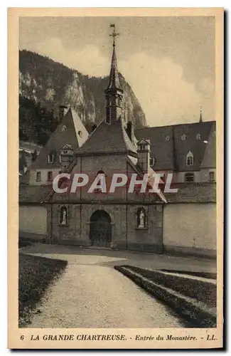 Cartes postales La Grande Chartreuse Entree du Monastere