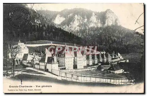 Cartes postales Grande Chartreuse vue generale