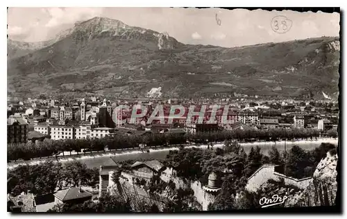 Ansichtskarte AK Les Belles Alpes Francaises Grenoble vue prise du Jardin des Dauphins au fond le Moucherotte