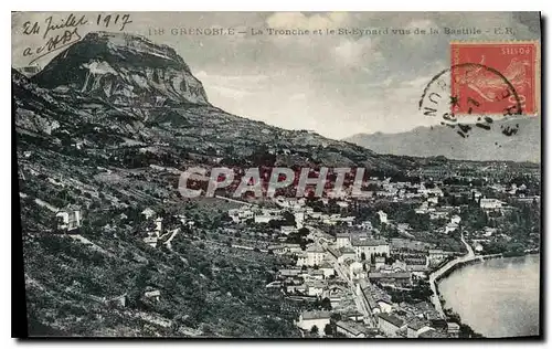 Cartes postales Grenoble la Tronche et le St Eynard vus de la Bastille