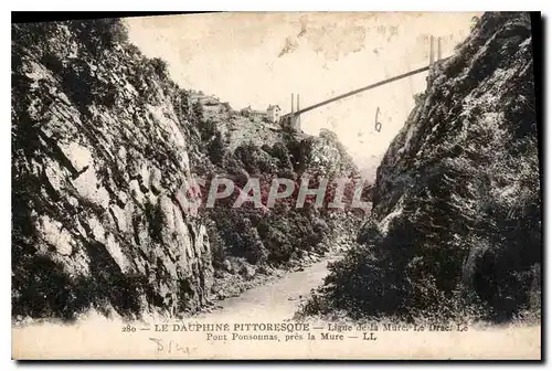 Ansichtskarte AK Le Dauphine Pittoresque Ligne de la Mure le Drac le Pont Ponsonnas pres la Mure